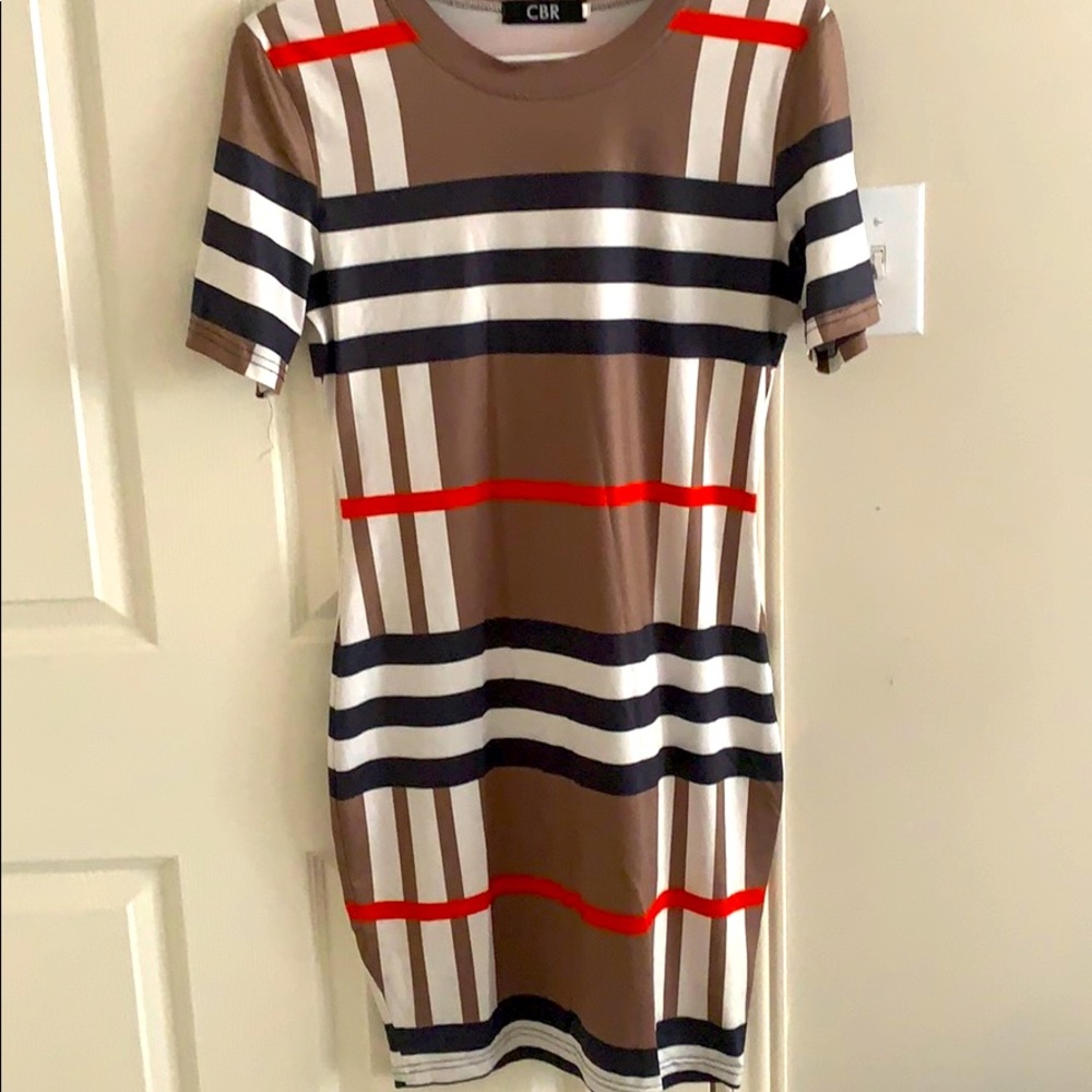 Burberry style dress